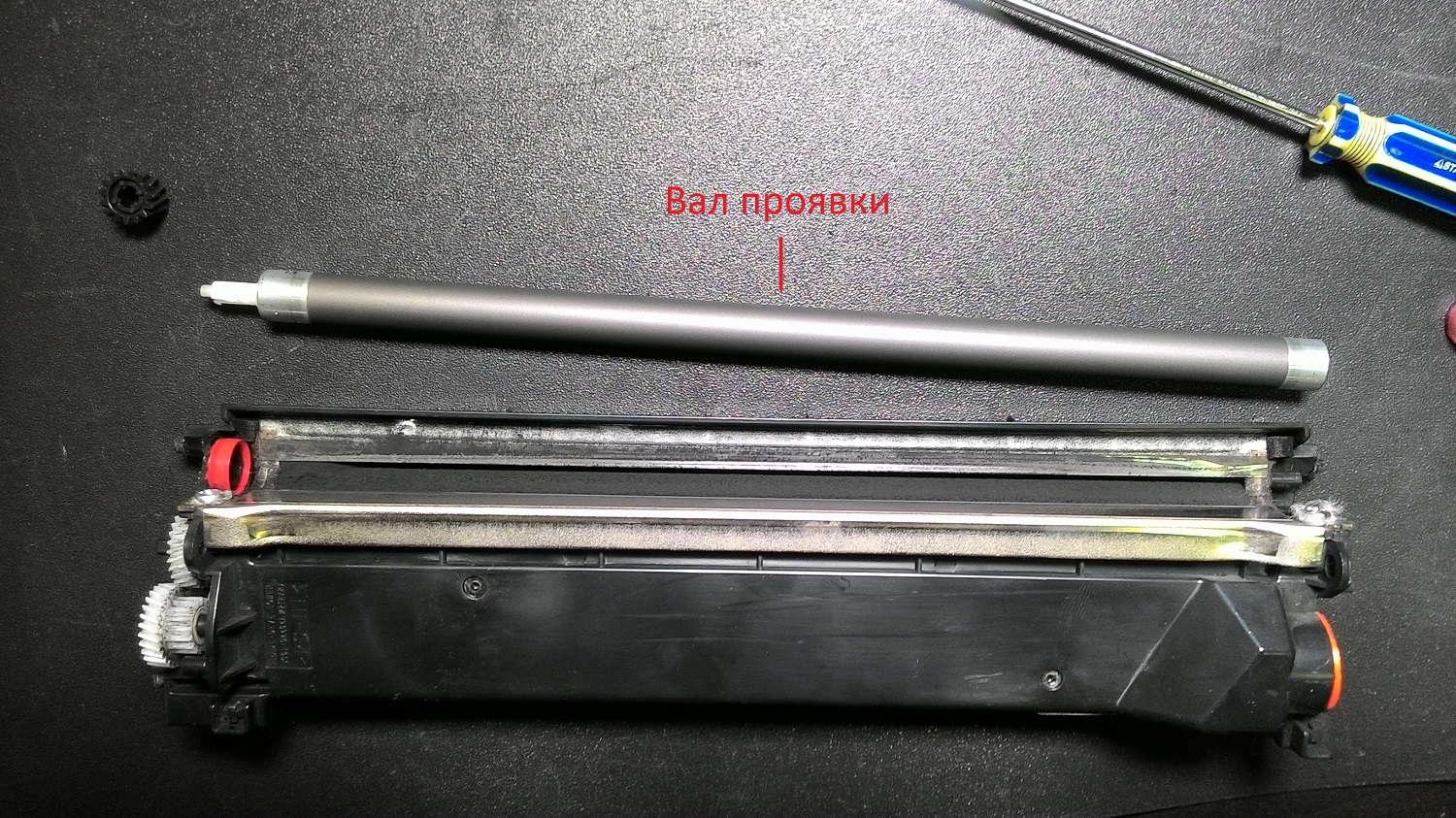 Разборка основного бункера Samsung 101